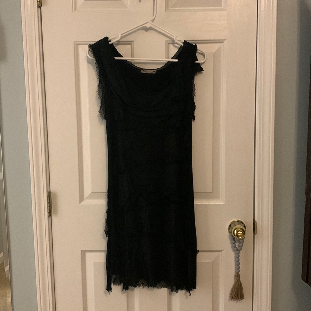 Tempo Paris black dress (tiers) medium